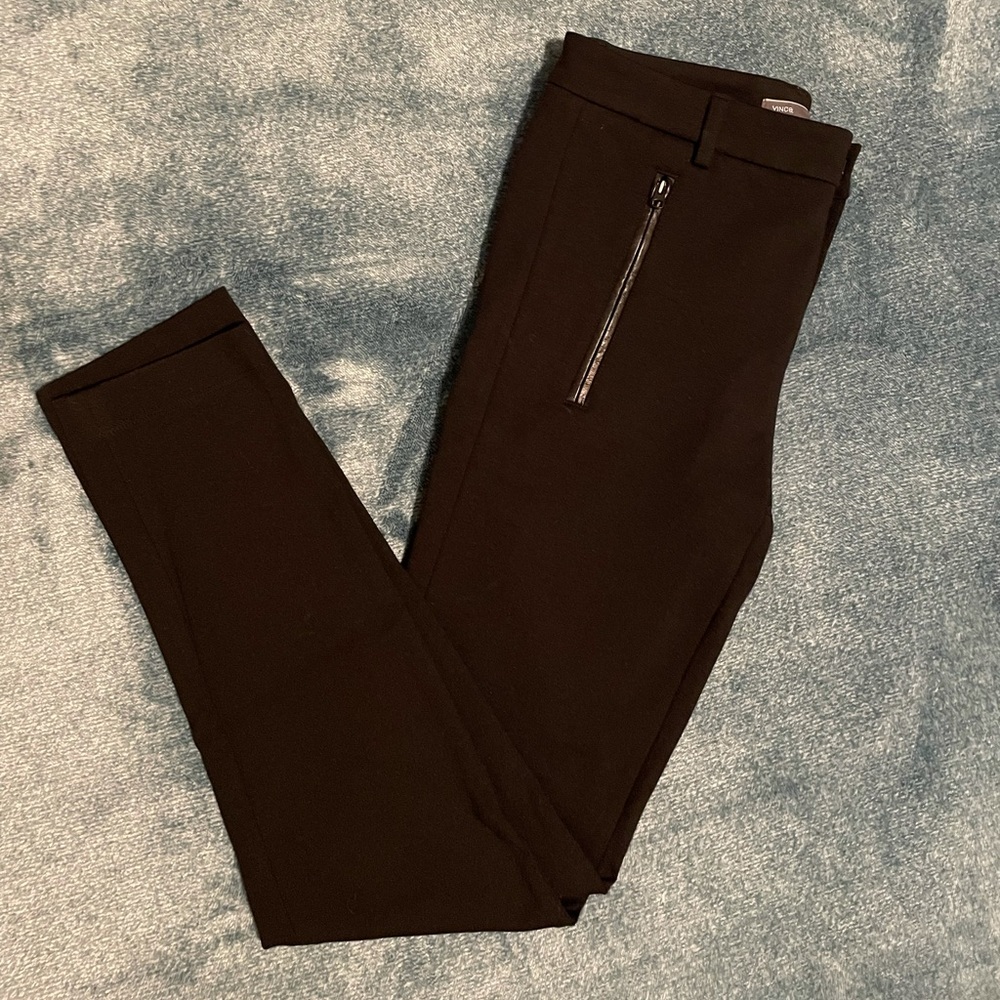 VINCE Front Zip Pocket Stretch Pant